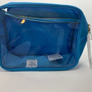 NWT Stoney Clover Lane Blue Cosmetic Bag
